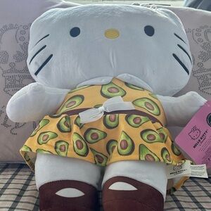 Hello Kitty Avocado Dessert plush.  24 inches tall, excellent condition.